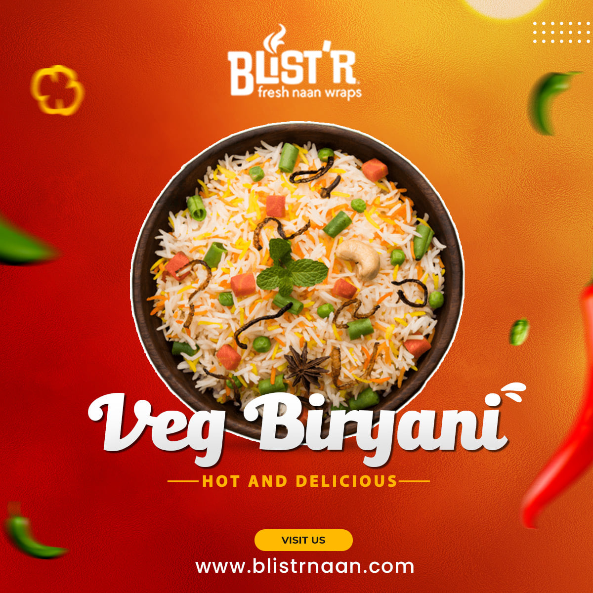 Eat Some Indian Veg Biryani At Blist'r